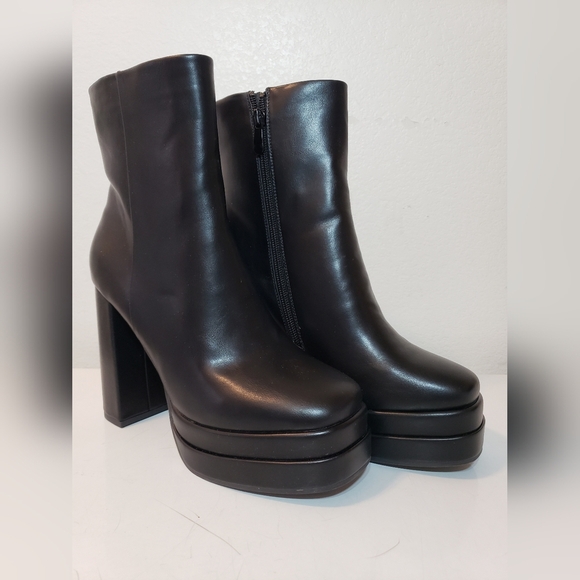 Dream Pairs Shoes - DREAM PAIRS Women's Platform Ankle Boots Chunky High Heels size 9 NEW NO…